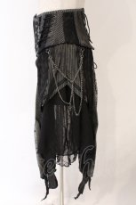 画像2: Ozz Croce / Garden of Fallen Angelコルセットスカート  ブラック O-26-03-11-050-OO-SK-OW-OS (2)