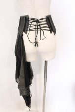 画像3: Ozz Croce / Garden of Fallen Angelコルセットスカート  ブラック O-26-03-11-050-OO-SK-OW-OS (3)