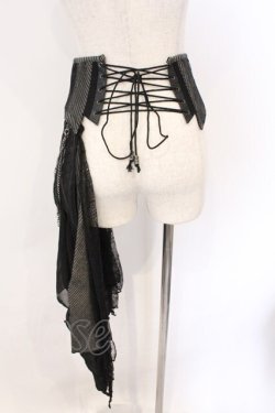 画像3: Ozz Croce / Garden of Fallen Angelコルセットスカート  ブラック O-26-03-11-050-OO-SK-OW-OS