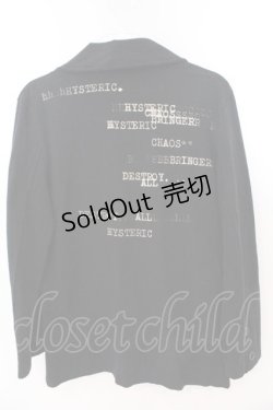 画像3: HYSTERIC GLAMOUR / DESTROY ALL コットンテーラードジャケット F ブラック O-26-03-11-053-PU-JA-YM-OS