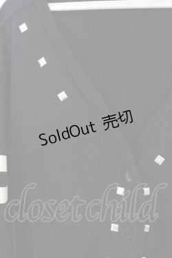 画像2: HELL CAT PUNKS / スカルプリントスタッズカーディガン L ブラック O-26-03-11-054-PU-TO-YM-OS