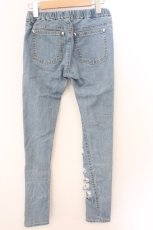 画像3: GLAD NEWS / デストロイスキニーストレッチデニムパンツ R ライトインディゴ O-26-03-11-057-GL-PA-YM-ZT528 (3)