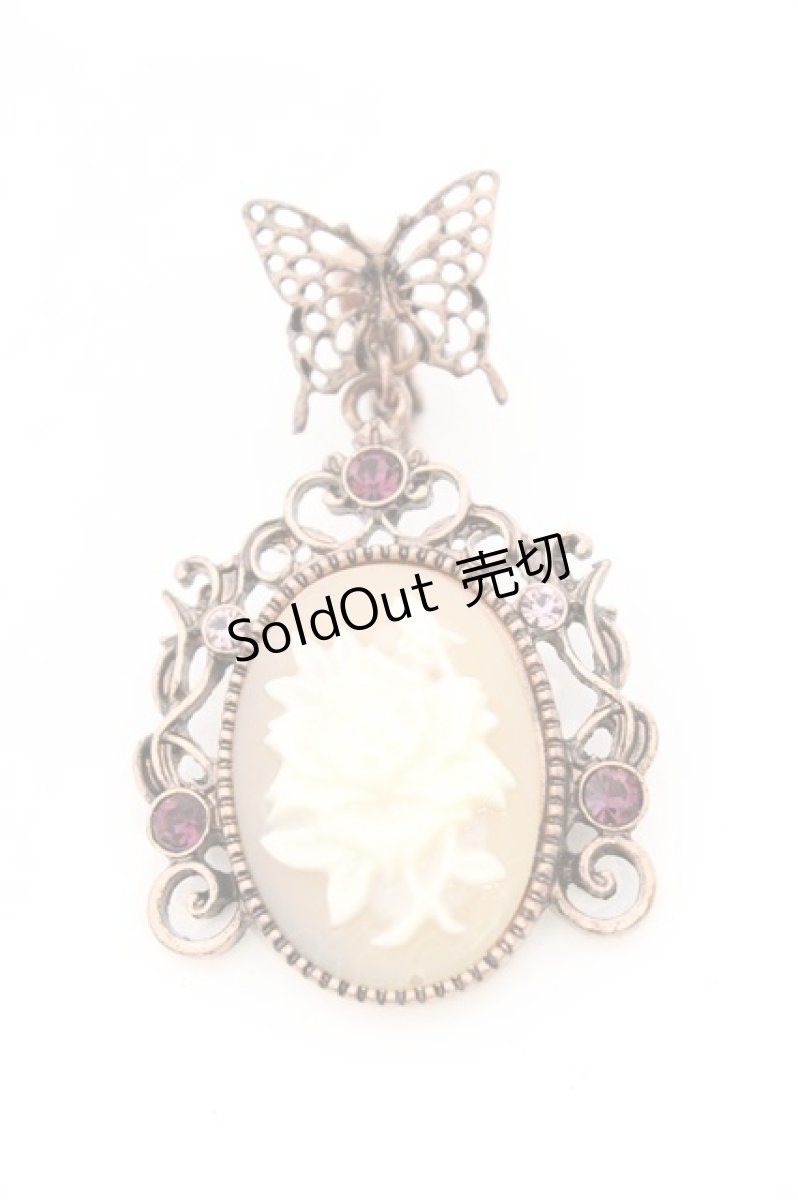 画像2: axes femme / ローズカメオイヤリング  ピンクゴールド O-26-03-11-008-AX-AC-IG-ZT649-F003 (2)