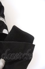 画像2: GLAD NEWS / ファーフードミリタリーパッチブルゾンジャケット F ブラック O-26-03-11-062-GL-CO-YM-ZT0315L (2)