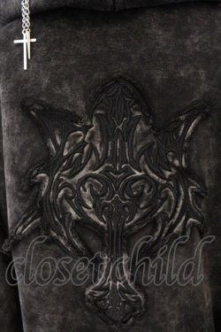 画像3: REFLEM / 猫耳ジップアップパーカー F ブラック（ピグメント） O-26-03-11-064-PU-TO-YM-OS