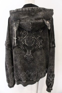 画像4: REFLEM / 猫耳ジップアップパーカー F ブラック（ピグメント） O-26-03-11-064-PU-TO-YM-OS