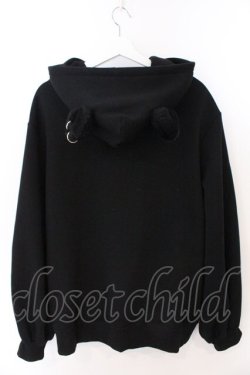 画像5: TRAVAS TOKYO / クマ耳ジップアップパーカー F ブラック O-26-03-11-065-PU-TO-YM-OS