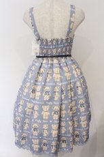 画像3: axes femme kawaii / フラッフィベアジャンスカ M サックス O-26-03-11-073-AX-OP-OW-OS (3)