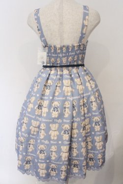 画像3: axes femme kawaii / フラッフィベアジャンスカ M サックス O-26-03-11-073-AX-OP-OW-OS