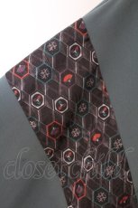 画像2: AXES-X / 小紋柄羽織 M グリーン O-26-03-11-082-LO-TO-OW-OS (2)