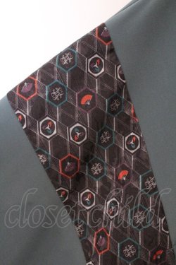 画像2: AXES-X / 小紋柄羽織 M グリーン O-26-03-11-082-LO-TO-OW-OS