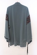 画像3: AXES-X / 小紋柄羽織 M グリーン O-26-03-11-082-LO-TO-OW-OS (3)