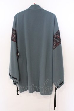 画像3: AXES-X / 小紋柄羽織 M グリーン O-26-03-11-082-LO-TO-OW-OS