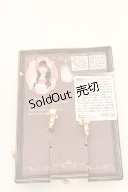 画像2: Kurumi Collaboration / CLK*リボンイヤリング  ゴールド O-26-03-11-002-GO-AC-IG-OS