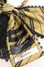 画像2: ATELIER PIERROT / ハリー・ポッター レースフリルリボンタイ  ハッフルパフ（イエロー） O-26-03-11-012-EL-ZA-IG-ZT649-F003 (2)