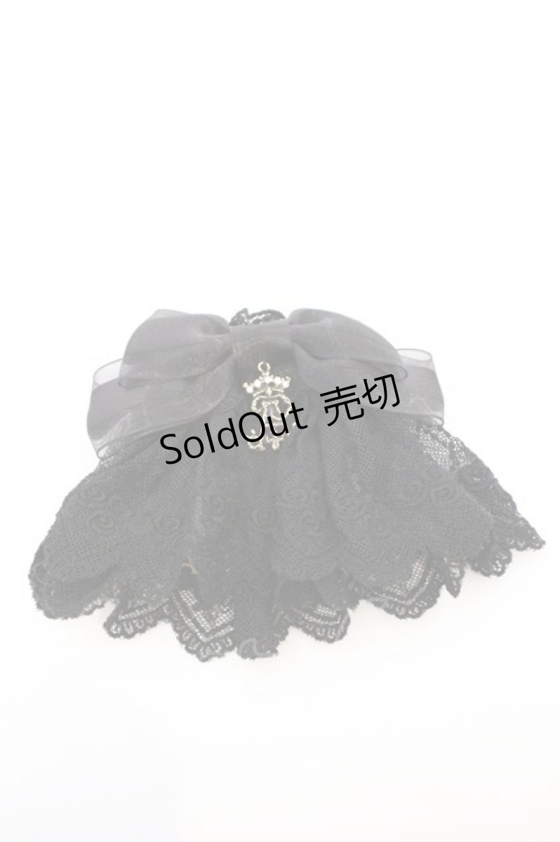 画像2: ALICE and the PIRATES / A/Pチュールレースお袖とめ  クロ O-26-03-11-014-PA-ZA-IG-ZT0314J (2)