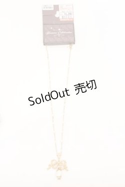 画像1: Kurumi Collaboration / CLK*リボンネックレス  ゴールド O-26-03-11-003-GO-AC-IG-OS