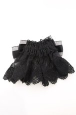 画像3: ALICE and the PIRATES / A/Pチュールレースお袖とめ  クロ O-26-03-11-014-PA-ZA-IG-ZT0314J (3)