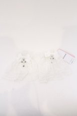 画像1: Chalmiere / クロスレースお袖留め  シロ O-26-03-11-015-0-ZA-IG-ZT649-F003 (1)