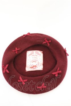 画像5: m petit by misako / サンリオプチリボンベレー 57.5cm ワイン ハローキティ O-26-03-11-016-LO-AC-IG-OS