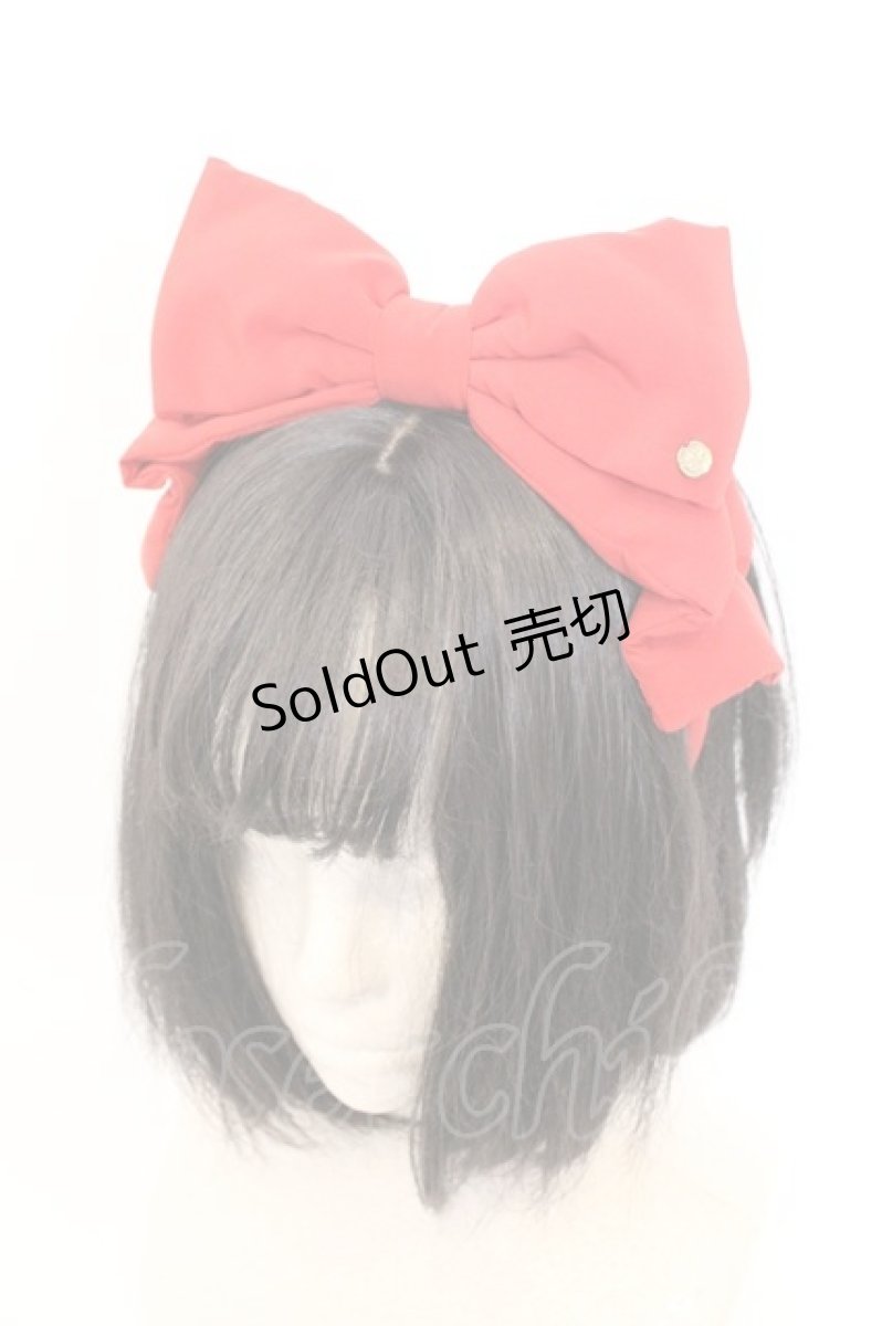 画像1: metamorphose / クラシカルリボンカチューシャ  アカ O-26-03-11-019-ME-AC-IG-ZT649-F004 (1)