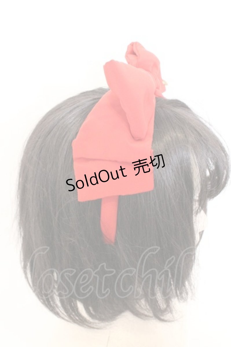 画像3: metamorphose / クラシカルリボンカチューシャ  アカ O-26-03-11-019-ME-AC-IG-ZT649-F004 (3)