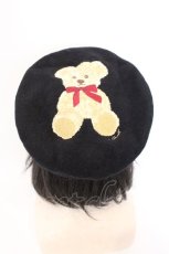 画像2: Ank Rouge / テディベレー帽  クロ O-26-03-11-020-CA-AC-IG-ZTK048 (2)