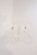 画像1: Kurumi Collaboration / CLK*レースグローブ  シロ O-26-03-11-004-GO-ZA-IG-ZT649-F003 (1)