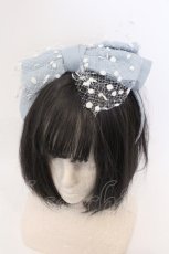 画像1: Melody BasKet / Dollyリボンカチューシャ  サックス O-26-03-11-023-LO-AC-IG-ZT649-F004 (1)