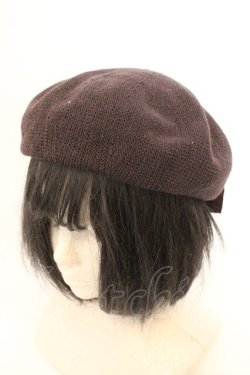 画像1: m petit by misako / AMリボンサーモベレー  ブラウン O-26-03-11-024-LO-AC-IG-OS