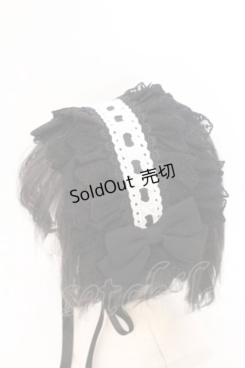 画像2: Vallee lys / Lace Enchantment Headdress  クロ×シロ O-26-03-11-026-GO-AC-IG-ZT649-F004 (2)