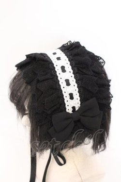 画像2: Vallee lys / Lace Enchantment Headdress  クロ×シロ O-26-03-11-026-GO-AC-IG-OS
