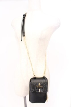 画像1: m petit by misako / NINA′Sスマホショルダーバッグ  クロ O-26-03-11-027-LO-BG-IG-OS