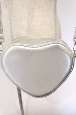 画像3: axes femme POETIQUE / ロゴプレートハートポシェット  シルバー O-26-03-11-030-AX-BG-IG-OS