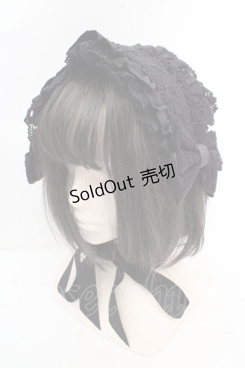 画像1: ALICE and the PIRATES / ミランダヘッドドレス  クロ O-26-03-12-005-PA-AC-IG-ZT0314J (1)