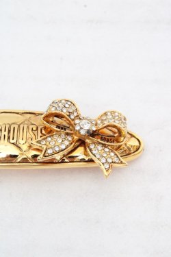 画像2: PINK HOUSE / リボンモチーフバレッタ  ゴールド O-26-03-12-047-LO-AC-OW-OS