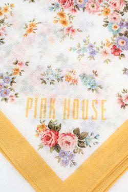 画像2: PINK HOUSE / 花柄ハンカチ  イエロー O-26-03-12-048-LO-ZA-OW-OS