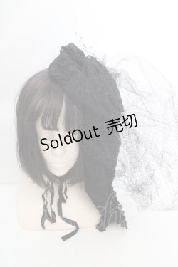 画像1: Vertu noir / フュネライユ トークハット  ブラック O-26-03-12-050-EL-AC-IG-OS