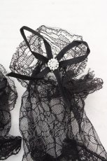 画像2: MARBLE / レースグローブ  ブラック O-26-03-12-053-GO-ZA-IG-ZT649-F003 (2)