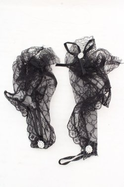 画像3: MARBLE / レースグローブ  ブラック O-26-03-12-053-GO-ZA-IG-OS