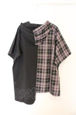 画像3: NieR Clothing / コルセットベルト付きTWO-TONE SHIRT ZIP OUTER【PINK】 パーカー  ブラック×ピンク O-26-03-12-1029-PU-TO-IG-OS (3)