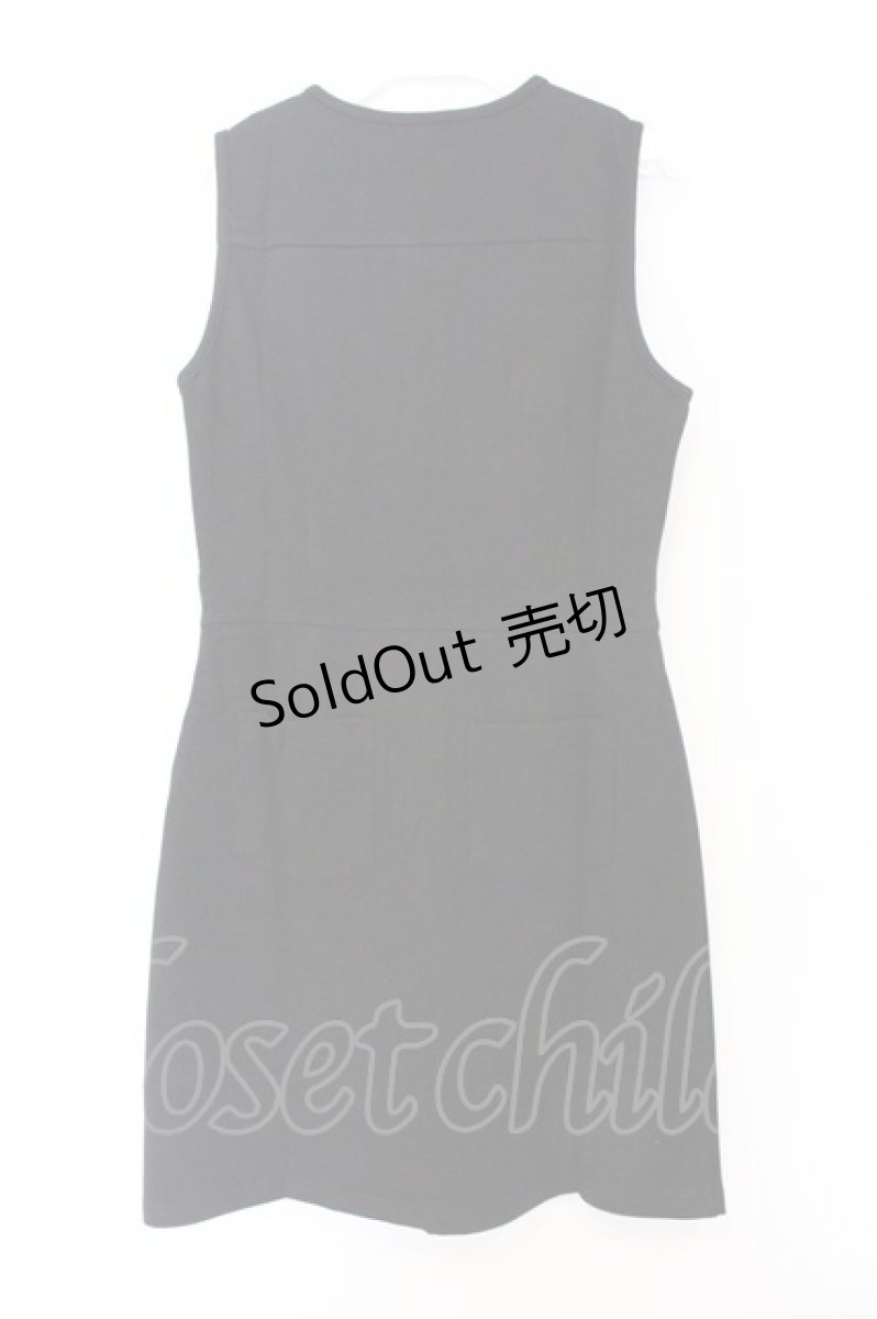 画像3: NieR Clothing / ノースリーブワンピース  ブラック×ライトインディゴ O-26-03-12-1030-PU-TO-IG-OS (3)