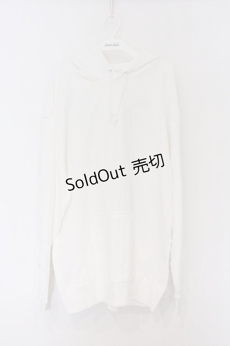 画像1: NieR Clothing / プリントパーカー 2XL ホワイト バックプリント O-26-03-12-1031-PU-TO-IG-ZT032 (1)