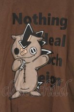 画像2: NieR Clothing / プリントカットソー XL ブラウン NieRくん O-26-03-12-1032-PU-TO-IG-OS (2)