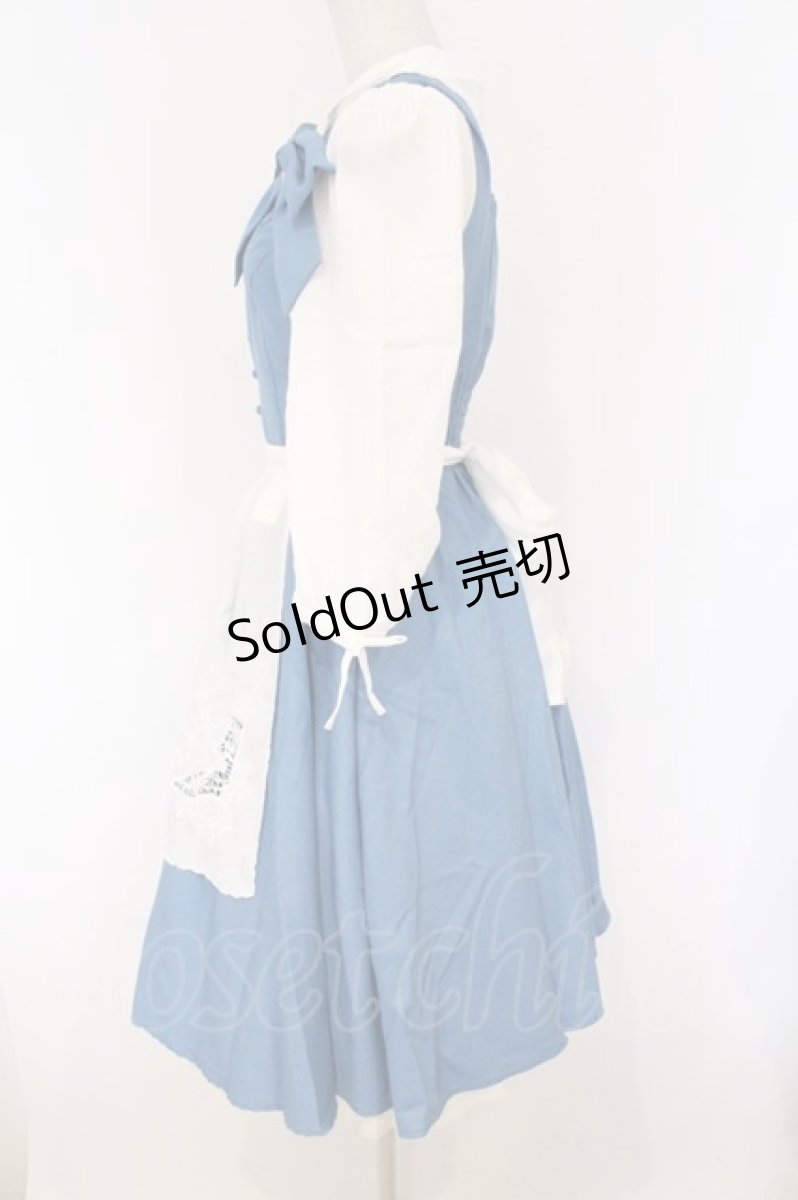 画像5: Secret Honey / Little town Dress （Beauty and the Beast ver. ドレス 8 ブルー×ホワイト O-26-03-12-1003-CA-OP-IG-OS (5)