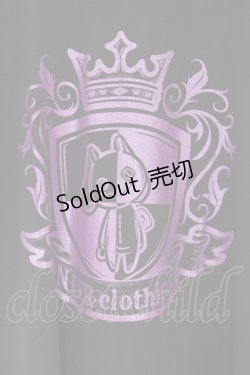 画像2: NieR Clothing / ドライTシャツ  ブラック パープルエンブレム O-26-03-12-1035-PU-TS-IG-OS