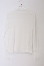 画像1: m petit by misako / BTナガマイメロmisako カットソー M シロ O-26-03-12-1038-LO-TO-IG-OS (1)