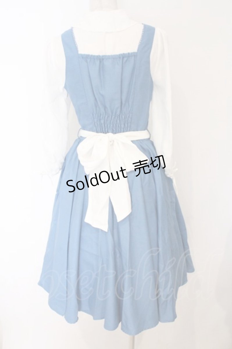 画像6: Secret Honey / Little town Dress （Beauty and the Beast ver. ドレス 8 ブルー×ホワイト O-26-03-12-1003-CA-OP-IG-OS (6)