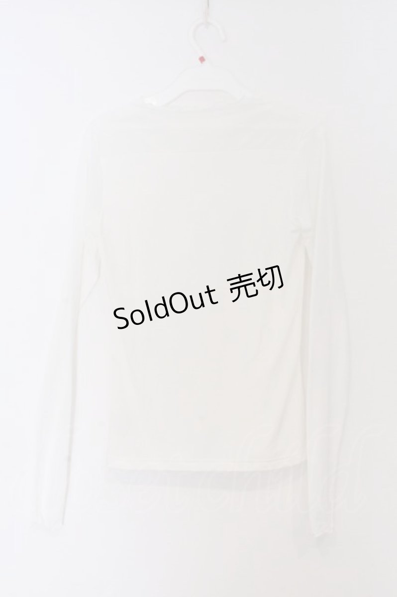 画像3: m petit by misako / BTナガマイメロmisako カットソー M シロ O-26-03-12-1038-LO-TO-IG-OS (3)