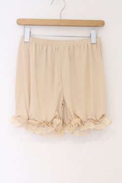 画像1: m petit by misako / ECAM3ブスソフリルドロワーズ M~L ベージュ O-26-03-12-1039-LO-PA-IG-OS